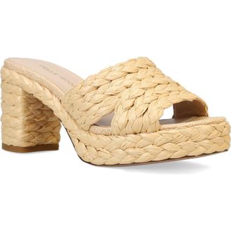 Pelle Moda Camren Platform Sandal in Natural at Nordstrom Rack, Size 7.5