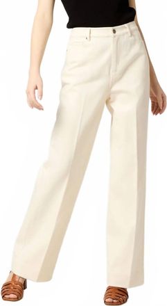 Ann Mashburn Womens Coco 5 Pocket Jean In Natural