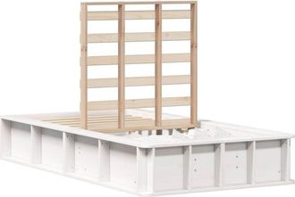 vidaXL Estructura De Cama 75 X 190 Cm Madera De Pino Macizo Vidaxl