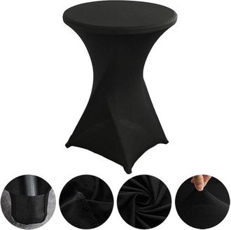 No Brand Mantel El&aacute;stico De Spandex Para Bar (1 Unidad), 80 X 110 Cm, Elegante Y Lavable, Ideal Para Bares, Fiestas De Cumplea&ntilde;os, Bodas, Mesas De Bistr&oacute; Y Est