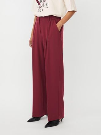 Masai Mapryscian High Waisted Wide Leg Pants in Tawny Port at Nordstrom, Size X-Small