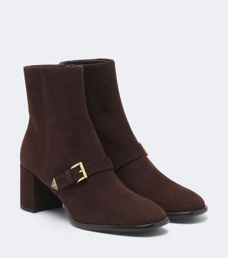 Prada Botines de ante