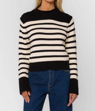 Velvet Heart Ridley Sweater In Bandit Stripe