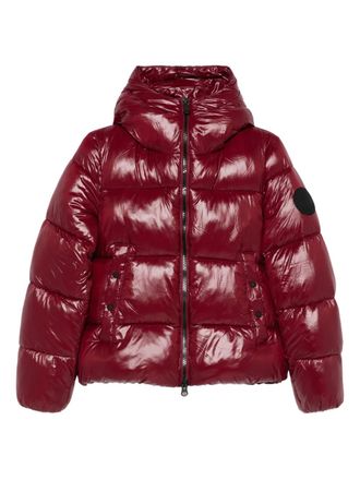 Save The Duck hooded puffer jacket - Red