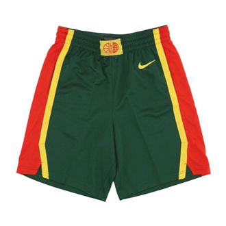 Nike Short Basket Squadra Lituania Verde/Rosso - - Sport - Uomo - Multicolore - M