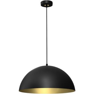 Milagro L&aacute;mpara Colgante Beta Negro/oro 1xe27 45cm