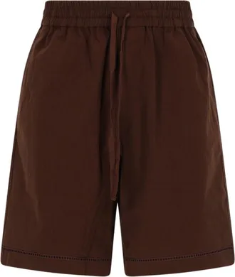 Dr&ocirc;le de Monsieur Jour Echelle Minimalist Perforated Shorts
