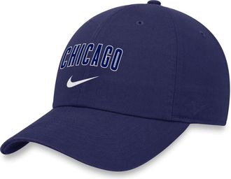 Nike MLB Chicago Cubs Heritage86 Wordmark Swoosh Adjustable Caps Blue NK124EUEJ-WM0