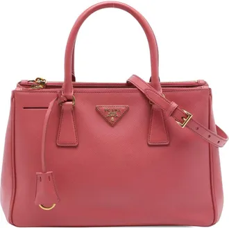 Prada Pre-owned Prada Medium Saffiano Lux Galleria Double Zip Tote Ladies NQ92CIYRASI63804