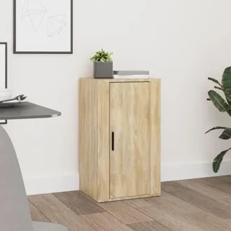 vidaXL Vidaxl - Aparador Madera Contrachapada Color Roble Sonoma 40x33x70 Cm