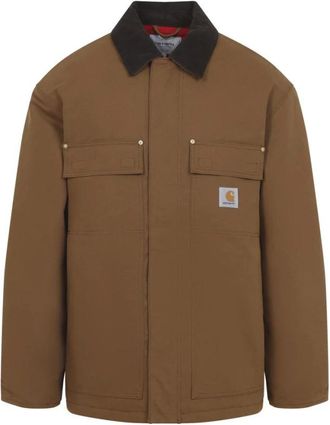 Carhartt Work in Progress Detroit Jacket - Heren - Zomerjassen - Bruin - L - Katoen - Jassen