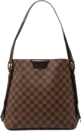Louis Vuitton Pre-owned Cabas Rivington - Dames - Vintage Schoudertas - Bruin - ONE Size - Vintage