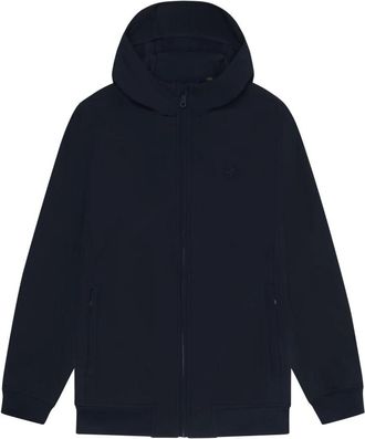 Lyle & Scott Jassen, Heren, Blauw, L, Tonal Eagle Fleece Back Softshell Jas