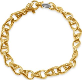 Pompeii3 Mens Marine Link 14k Gold (27gram) or Platinum (43gram) 7.5mm Bracelet 8.5