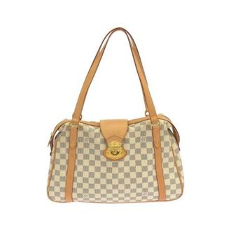 Louis Vuitton Pre-owned Damier Azur Schoudertas - Dames - Pre-owned - Beige - Maat: ONE Size