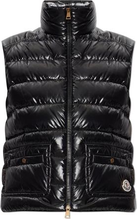 Moncler Frelon Down Vest - Dames - Bodywarmers - Zwart - M - Nylon - Jassen