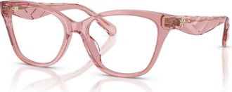Tory Burch 53mm Cat Eye optical glasses in Pink at Nordstrom