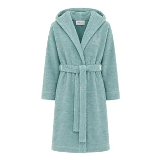 Blumarine Elegant Bathrobe - female - Blumarine - Robes - Blue - S/M - Nightwear & Lounge