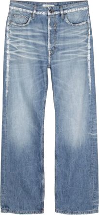 Wood Wood Jeans crop dritti - Blu
