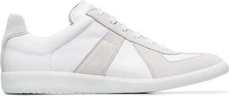 Maison Margiela White White Replica Leather Sneakers