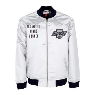 Mitchell & Ness NHL Team Bomberjack Lichtgewicht Satijn - Heren - Bomber jackets - Wit - L - Satijn - Jassen