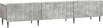 vidaXL Mueble De Tv Con Caj&oacute;n Gris Hormig&oacute;n 147 X 34,5 X 32 Cm Vidaxl