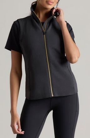 Rhone DreamGlow Zip-Up Vest in Black at Nordstrom Rack, Size X-Large