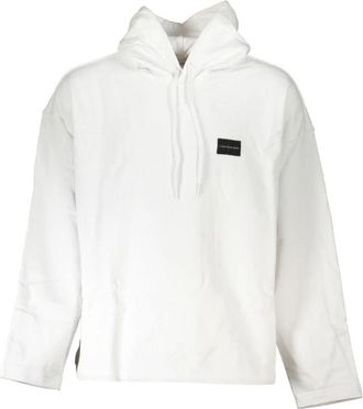 Calvin Klein Hoodies - Heren - Hoodies - Wit - 2XL - Katoen - Hoodies & sweatvesten
