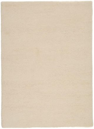 THEKO Alfombra bereber anudada a mano en lana virgen - blanc - 120x180 cm