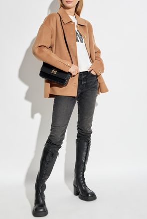 Anine Bing Wool Jacket, Womens, Brown