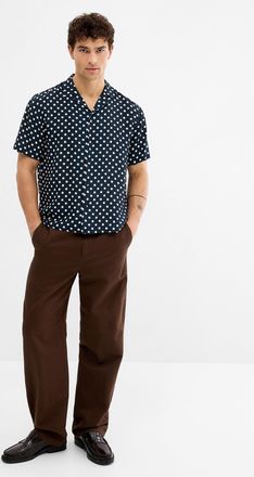 Le 31 Mens Cotton-linen pant New York fit - Straight