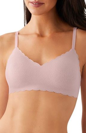 b.tempt'd by Wacoal b.wowd Wireless Bra in Blush Pink at Nordstrom, Size X-Large