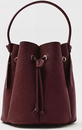 Melie Bianco Laguna Cinched Vegan Leather Bucket Bag