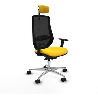 Piqueras y Crespo Piqueras Y Crespo D086n2w Silla De Oficina Amarilla Confortable