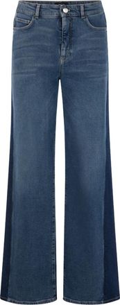 Marc Cain Warri Wijde Jeans - Dames - Loose Fit Jeans - Blauw - S - Jeans