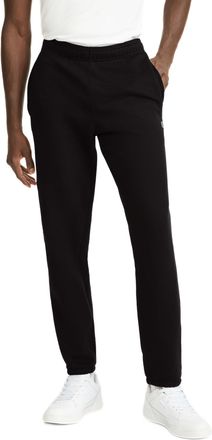 Champion Mens Powerblend Relaxed Bottom Fleece Pants, Black, L