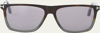 Tom Ford Mens Fletcher Square Plastic Sunglasses