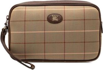 Burberry Pre-owned Clutches, female, Brown, Size: ONE SIZE Pre-owned Vintage Clutch