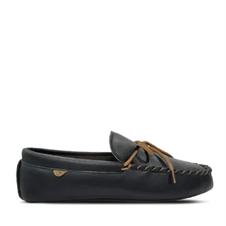 Lamofootwear Mens Softsole Moccasins In Black