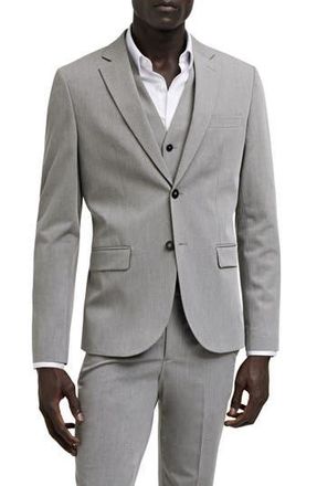 Mango Superslim Fit Stretch Sport Coat in Grey at Nordstrom Rack, Size 40