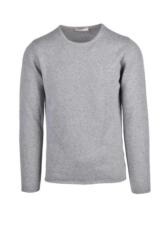 Daniele Fiesoli Cashmere Crewneck Sweater With Fine Knit Texture