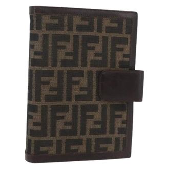 Fendi Pre-owned Accessories, female, Brown, Size: ONE SIZE Pre-owned Day Planner Cover