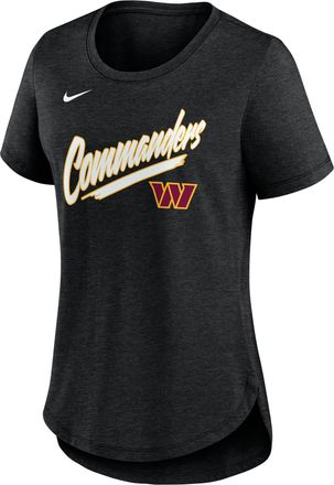 Nike Washington Commanders Primetime Nike Womens NFL T-Shirt in Black | NKMV00H9E-NFN