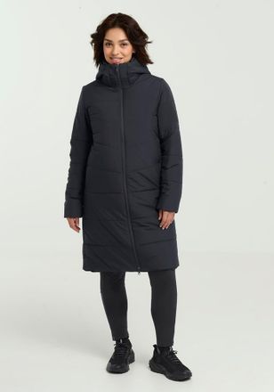 Jack Wolfskin Funktionsmantel JACK WOLFSKIN DEUTZER COAT W, Damen, Gr. L (42/44), blau (schwarz, navy), Obermaterial: 100% Polyester; F&uuml;llung: 100% Polyester; Futte