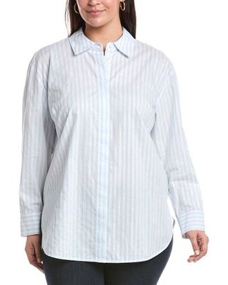 Anne Klein Plus Drop Shoulder Shirt