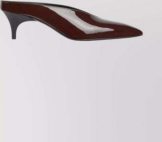 Gucci patent leather mules