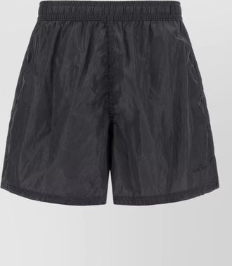 Stone Island swim shorts logo detail back pocket