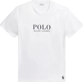 Ralph Lauren Logo T-shirt - - Tops - Uomo - Bianco - L