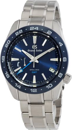 Grand Seiko Sport Spring Drive GMT Automatic Blue Dial Mens Watch SBGE255G