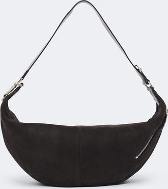 Christophe Lemaire Quiver Clip suede shoulder bag